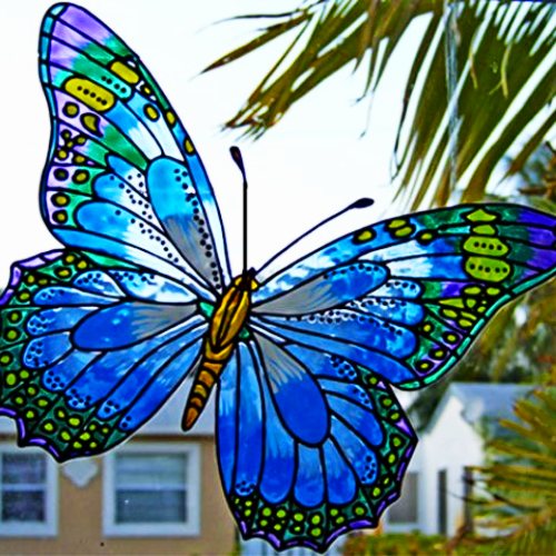 Искусство обратной живописи на стекле